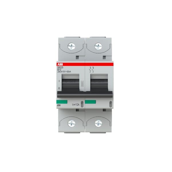 ABB - HLS-Sicherungsautomat 2-polig Charakteristik B Bemessungsstrom 10A 50kA/400VAC
