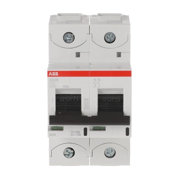 ABB - HLS-Sicherungsautomat 2-polig Charakteristik C Bemessungsstrom 13A 50kA/400VAC