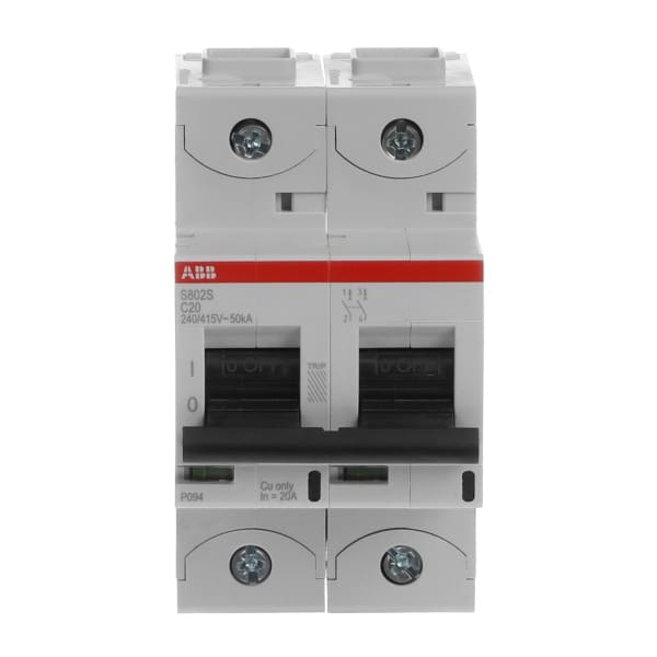 ABB - HLS-Sicherungsautomat 2-polig Charakteristik C Bemessungsstrom 20A 50kA/400VAC