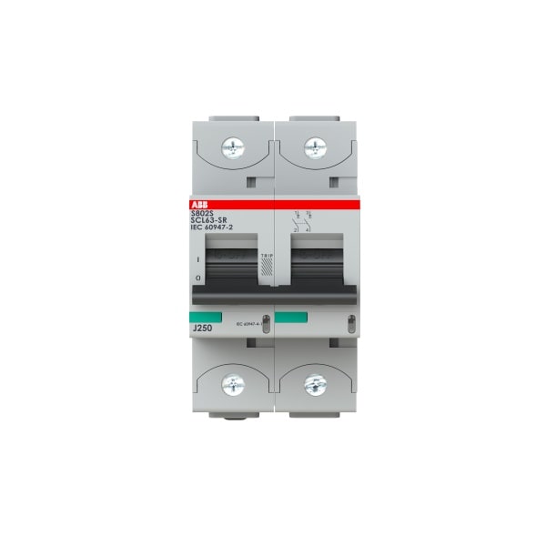 ABB - Selbstrückstellender Kurzschlussstrombegrenzer 2-polig 63A 100kA/400VAC IEC-Vers