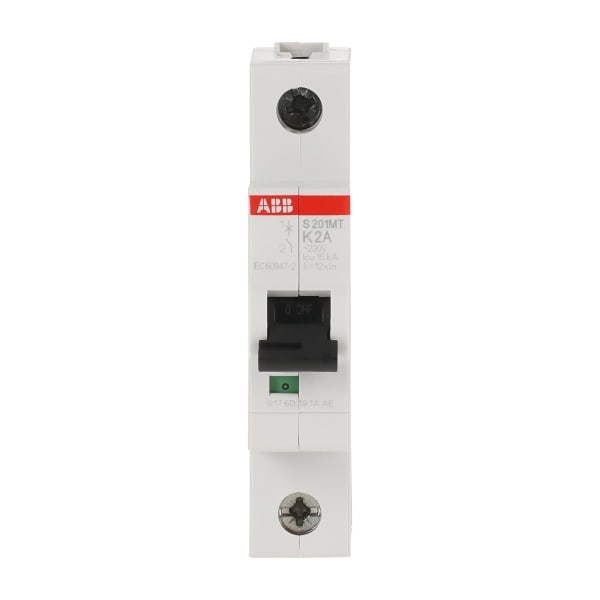 ABB - Sicherungsautomat 1-polig Charakteristik K 2A 10kA Bahnzulassung