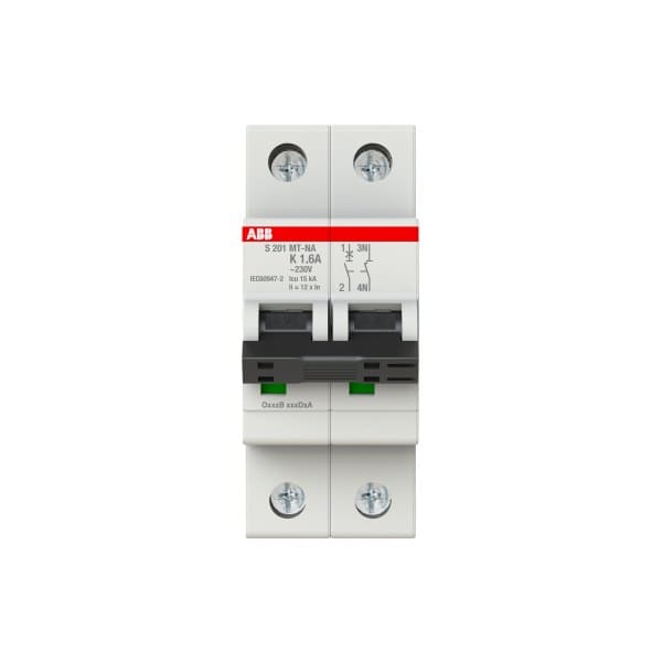 ABB - Sicherungsautomat 1+N-polig Charakteristik K 1.6A 10kA Bahnzulassung