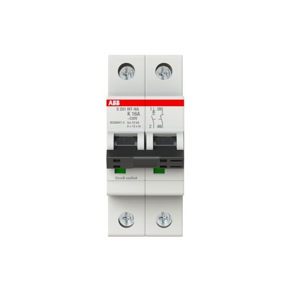 ABB - Sicherungsautomat 1+N-polig Charakteristik K 16A 10kA Bahnzulassung
