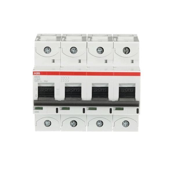 ABB - HLS-Sicherungsautomat 4-polig Charakteristik B Bemessungsstrom 40A AC/DC Anwend
