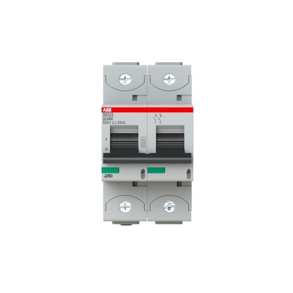 ABB - HLS-Sicherungsautomat 2-polig Charakteristik K Bemessungsstrom 80A AC/DC Anwend