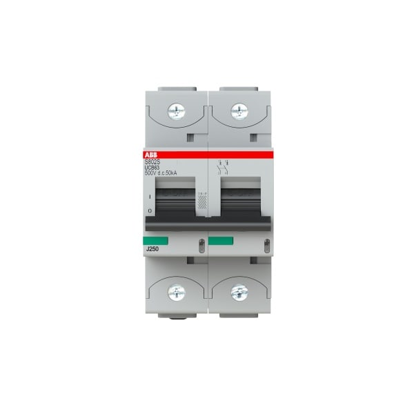 ABB - HLS-Sicherungsautomat 2-polig Charakteristik B Bemessungsstrom 63A AC/DC Anwend