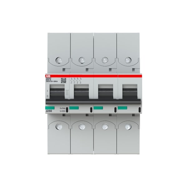 ABB - HLS-Sicherungsautomat 4-polig Char B 80A 50kA/400VAC Ringkabelschuhanschluss