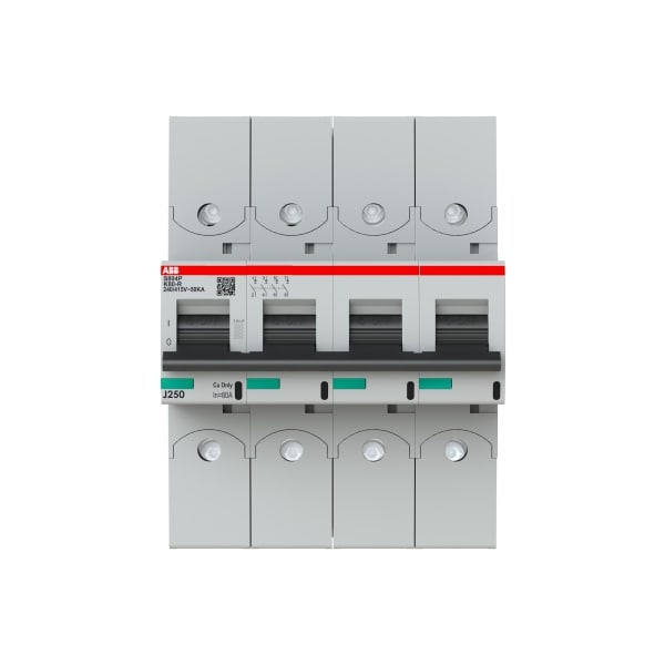 ABB - HLS-Sicherungsautomat 4-polig Char K 80A 50kA/400VAC Ringkabelschuhanschluss
