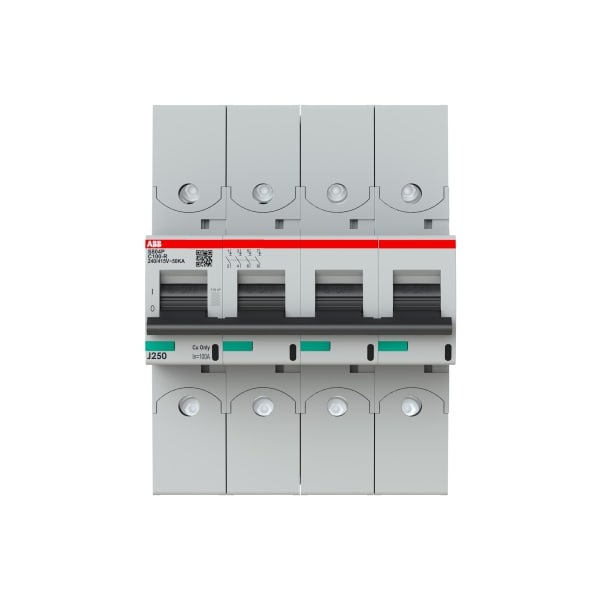 ABB - HLS-Sicherungsautomat 4-polig Char C 100A 50kA/400VAC Ringkabelschuhanschluss