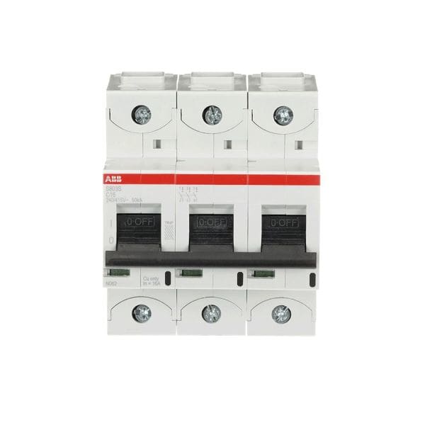 ABB - HLS-Sicherungsautomat 3-polig Charakteristik C Bemessungsstrom 16A 50kA/400VAC