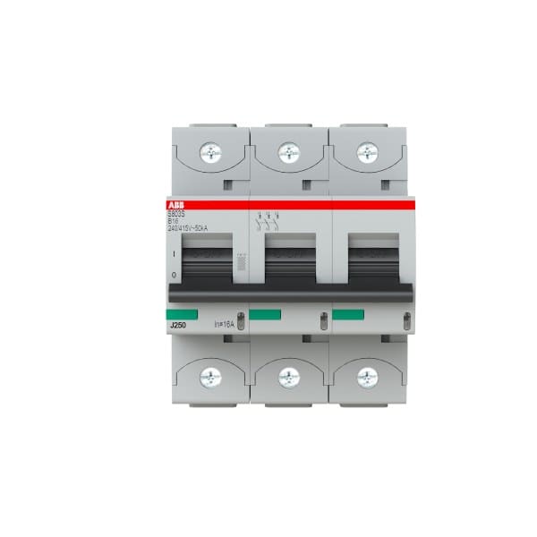 ABB - HLS-Sicherungsautomat 3-polig Charakteristik B Bemessungsstrom 16A 50kA/400VAC