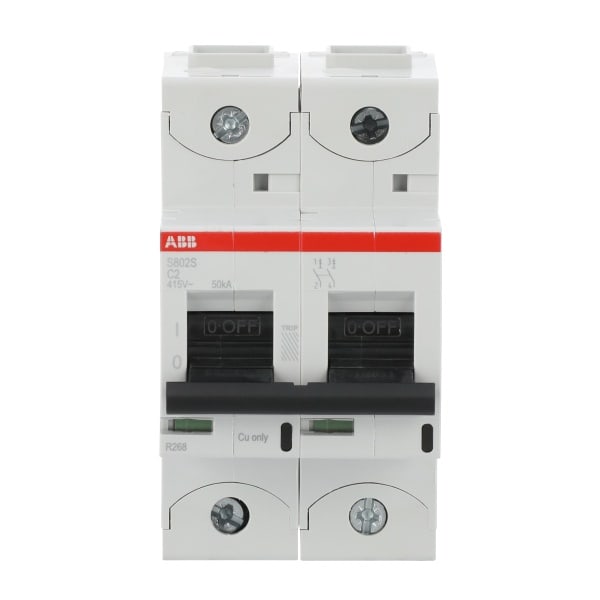 ABB - HLS-Sicherungsautomat 2-polig Charakteristik C Bemessungsstrom 2A 50kA/400VAC