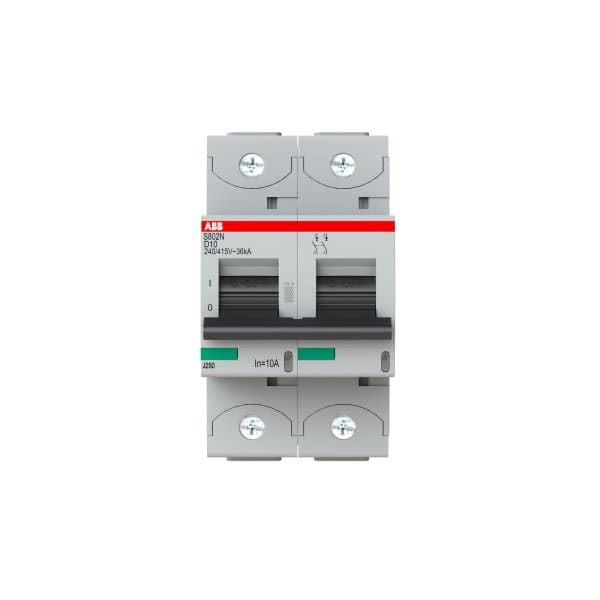 ABB - HLS-Sicherungsautomat 2-polig Charakteristik D Bemessungsstrom 10A 36kA/400VAC
