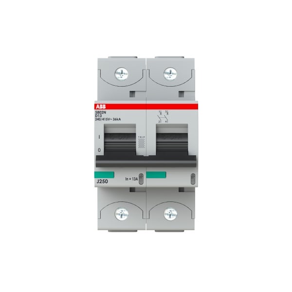 ABB - HLS-Sicherungsautomat 2-polig Charakteristik D Bemessungsstrom 13A 36kA/400VAC