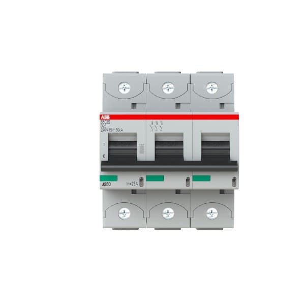 ABB - HLS-Sicherungsautomat 3-polig Charakteristik D Bemessungsstrom 25A 50kA/400VAC