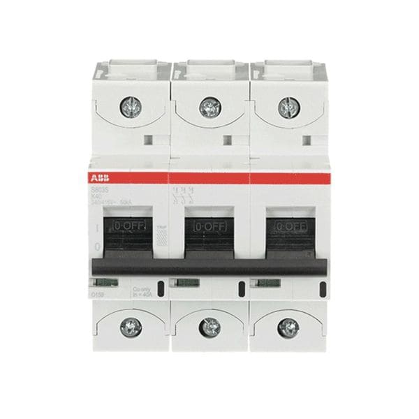ABB - HLS-Sicherungsautomat 3-polig Charakteristik K Bemessungsstrom 40A 50kA/400VAC