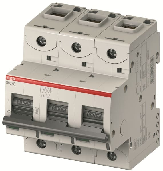 ABB - HLS-Sicherungsautomat 3-polig Charakteristik B Bemessungsstrom 5A AC/DC Anwend