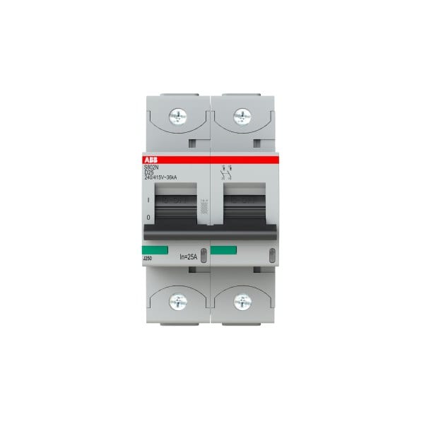 ABB - HLS-Sicherungsautomat 2-polig Charakteristik D Bemessungsstrom 25A 36kA/400VAC