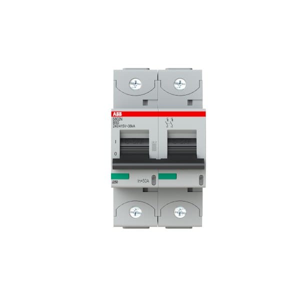 ABB - HLS-Sicherungsautomat 2-polig Charakteristik B Bemessungsstrom 50A 36kA/400VAC