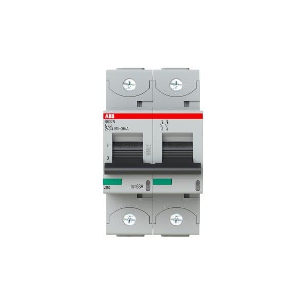 ABB - HLS-Sicherungsautomat 2-polig Charakteristik C Bemessungsstrom 63A 36kA/400VAC