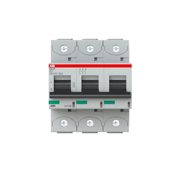 ABB - HLS-Sicherungsautomat 3-polig Charakteristik D Bemessungsstrom 10A 36kA/400VAC