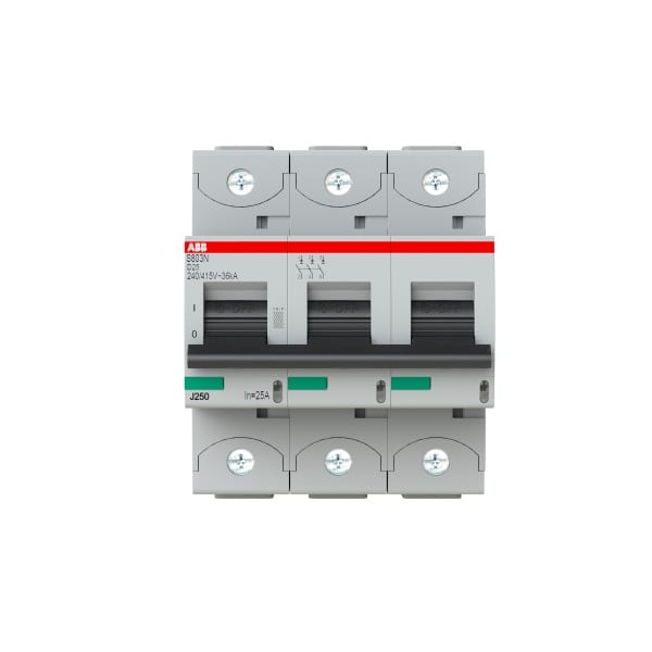 ABB - HLS-Sicherungsautomat 3-polig Charakteristik D Bemessungsstrom 25A 36kA/400VAC