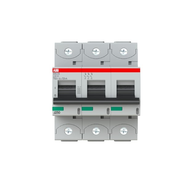 ABB - HLS-Sicherungsautomat 3-polig Charakteristik B Bemessungsstrom 100A AC/DC Anwend