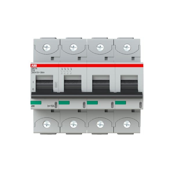 ABB - HLS-Sicherungsautomat 4-polig Charakteristik D Bemessungsstrom 16A 36kA/400VAC