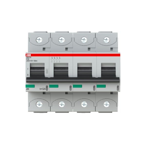 ABB - HLS-Sicherungsautomat 4-polig Charakteristik C Bemessungsstrom 32A 36kA/400VAC
