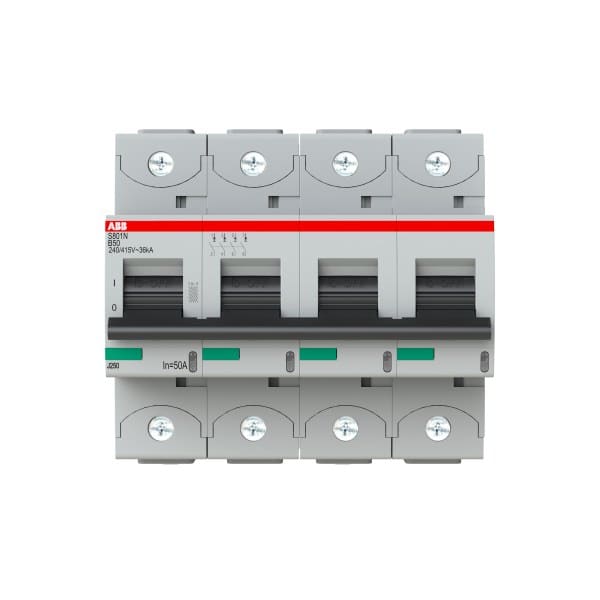 ABB - HLS-Sicherungsautomat 4-polig Charakteristik B Bemessungsstrom 50A 36kA/400VAC