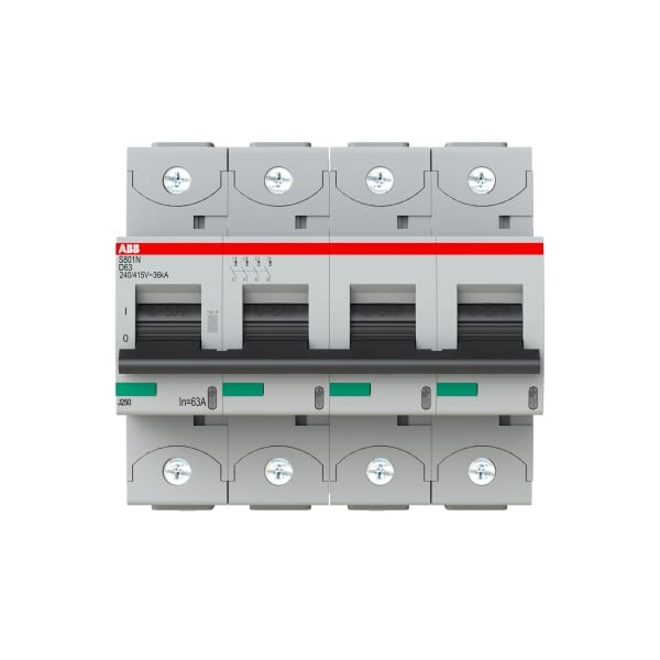 ABB - HLS-Sicherungsautomat 4-polig Charakteristik D Bemessungsstrom 63A 36kA/400VAC