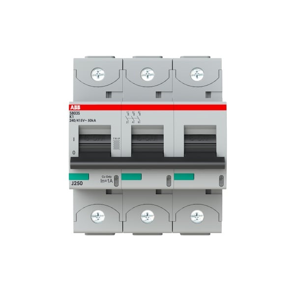 ABB - HLS-Sicherungsautomat 3-polig Charakteristik K Bemessungsstrom 1A 50kA/400VAC