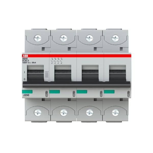 ABB - HLS-Sicherungsautomat 4-polig Charakteristik B Bemessungsstrom 2.5A AC/DC Anwend
