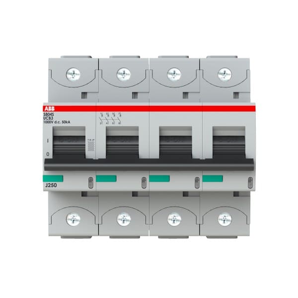 ABB - HLS-Sicherungsautomat 4-polig Charakteristik B Bemessungsstrom 3A AC/DC Anwend