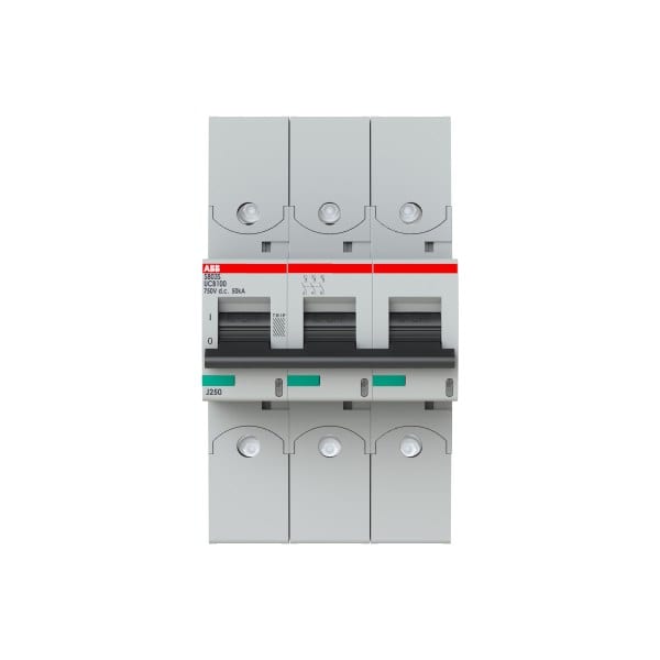 ABB - HLS-Sicherungsautomat 3-polig Char B 100A AC/DC Anwendung Ringkabelschuhanschlus