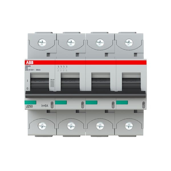 ABB - HLS-Sicherungsautomat 4-polig Charakteristik D Bemessungsstrom 8A 50kA/400VAC