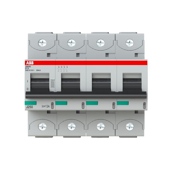 ABB - HLS-Sicherungsautomat 4-polig Charakteristik D Bemessungsstrom 13A 50kA/400VAC