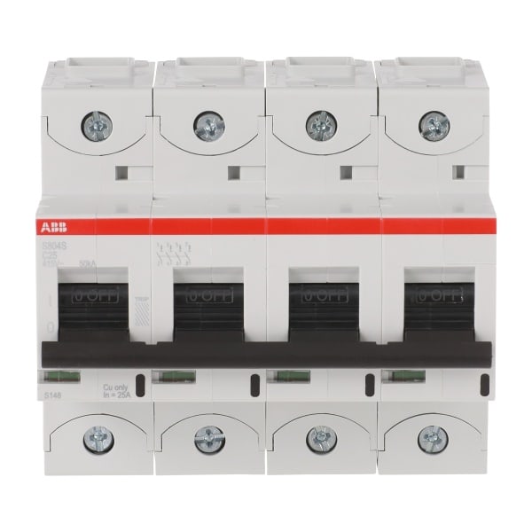 ABB - HLS-Sicherungsautomat 4-polig Charakteristik C Bemessungsstrom 25A 50kA/400VAC