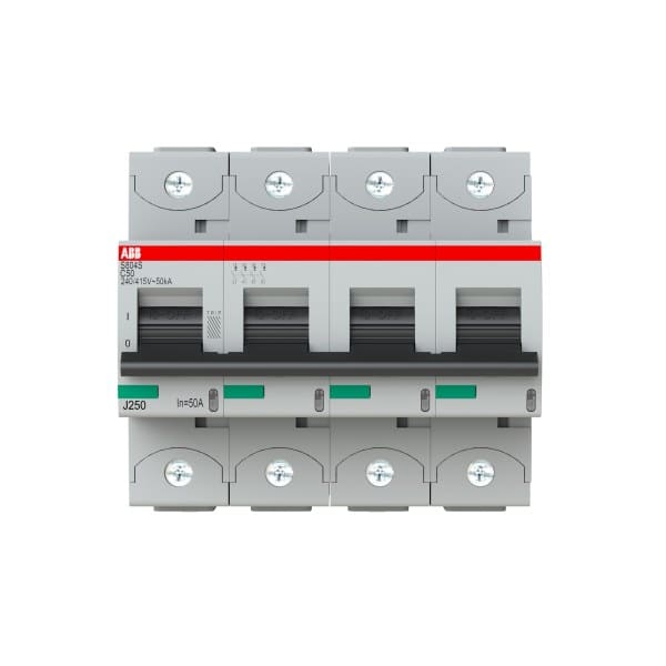 ABB - HLS-Sicherungsautomat 4-polig Charakteristik C Bemessungsstrom 50A 50kA/400VAC