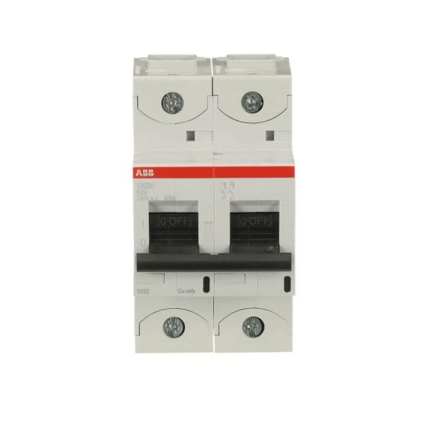 ABB - HLS-Sicherungsautomat 2-polig Char K Bemessungsstrom 20A 50kA/240VAC nach UL489