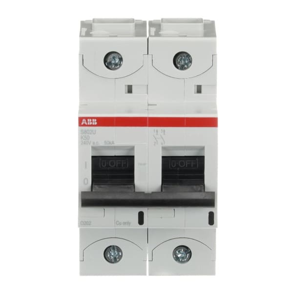 ABB - HLS-Sicherungsautomat 2-polig Char K Bemessungsstrom 50A 50kA/240VAC nach UL489