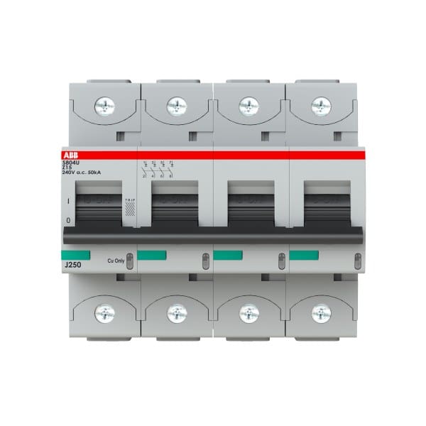 ABB - HLS-Sicherungsautomat 4-polig Char Z Bemessungsstrom 15A 50kA/240VAC nach UL489
