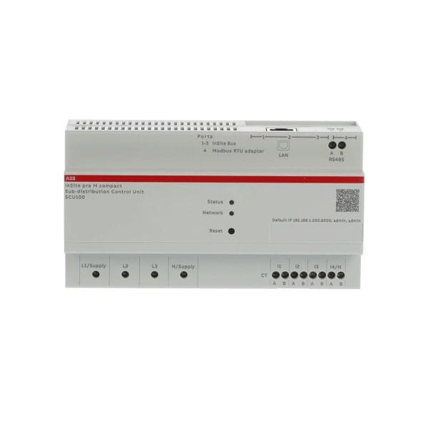 ABB - Steuereinheit mit integriertem Webserver für Energiemonitoring u Lastmanagement