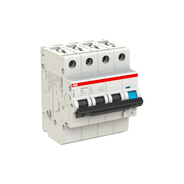 ABB - FI/LS-Schalter 3P+N 10A B-Charak. 10A 30mA Typ F Smissline TP