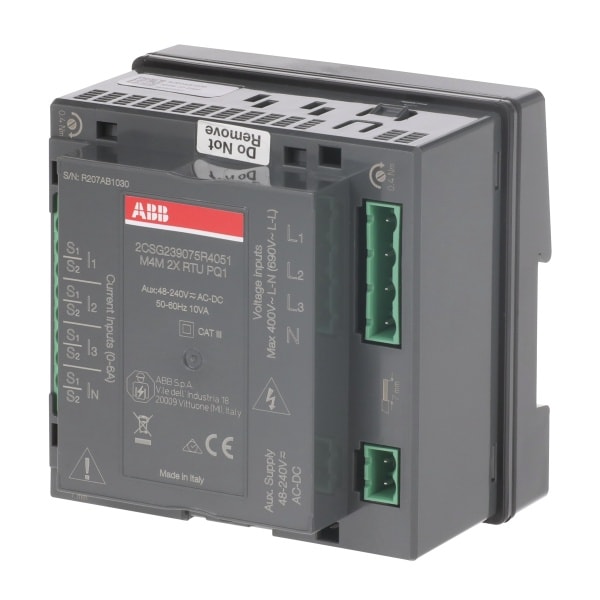 ABB - Netzanalysator Modbus RTU Schnittstelle DinRail-Schiene Funktionspaket PQ1