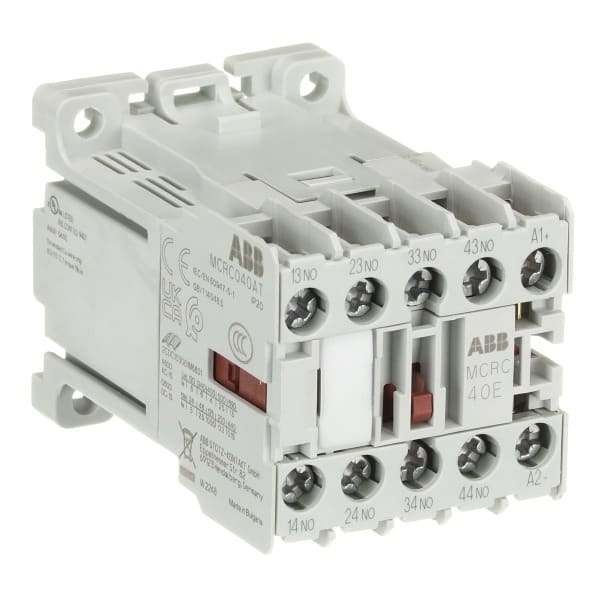 ABB - MCRC040ATWL Kleinhilfsschütz 125VDC 4NO0NC Schraubklemme