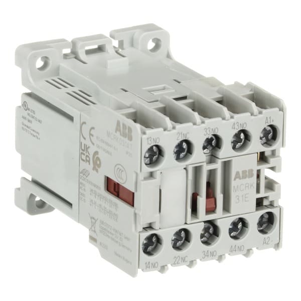 ABB - MCRK031ATD Kleinhilfsschütz 24VDC 3NO1NC Schraubklemme