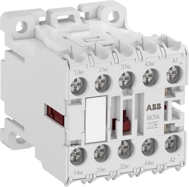 ABB - MCRA022AR1 Kleinhilfsschütz 24VAC 2NO2NC Ringkabelschuh