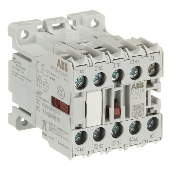ABB - MCRA022ARJ Kleinhilfsschütz 50Hz 110-115VAC 2NO2NC Ringkabelschuh