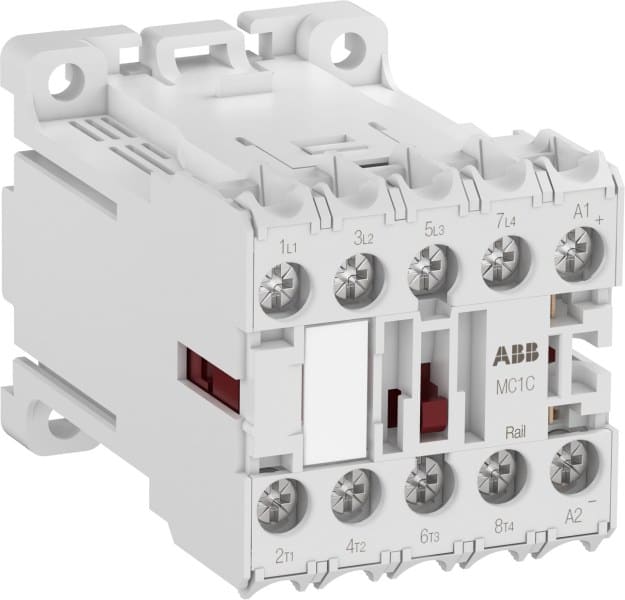 ABB - MC1CB00ARWDD-RAIL Kleinschütz 17-30VDC - 2 NO - 2 NC - Ringkabelschuh